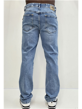 Cala Masculina Jeans - Cintura Alta Perna Reta